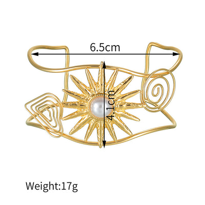 Pulsera Hueca Moderna con Diseño Europeo y Americano - Image 9