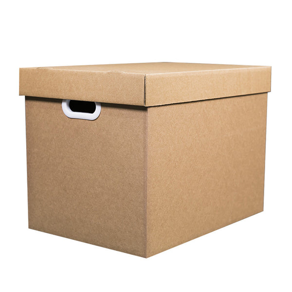 Caja Organizadora de Cuero para Documentos y Archivos