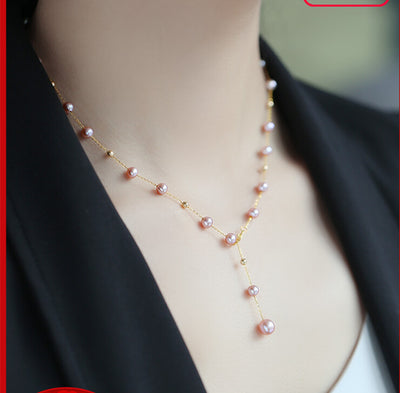 Collar de Perlas de Agua Dulce Gypsophila - Image 6