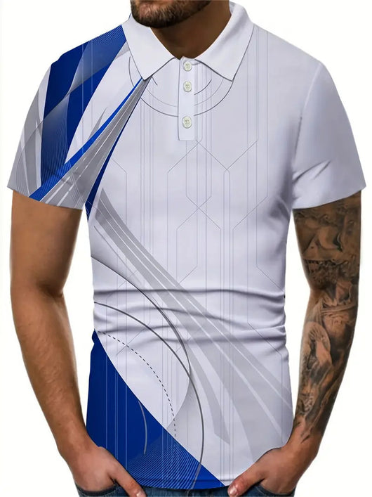 Polo Clásico de Manga Corta con Solapa para Hombre - Image 6