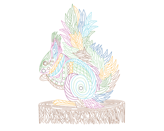 Kit Completo de Pintura en Papel Acolchado - Serie Ranuras para Ilustración y Manualidades Creativas - Image 8