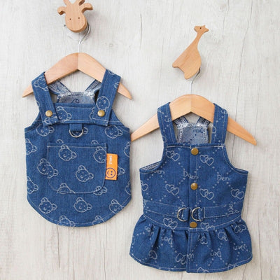 Vestido Denim Princesa para Perros Pequeños - Colección Primavera Otoño - Image 12