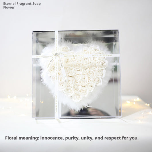 Ramo de Flores Eternas para San Valentín y Cumpleaños en Caja de Regalo - Image 7