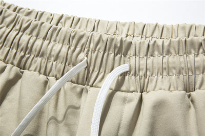 Pantalones Cargo Rectos con Múltiples Bolsillos Estampado Floral Cashew para Hombre - Image 15