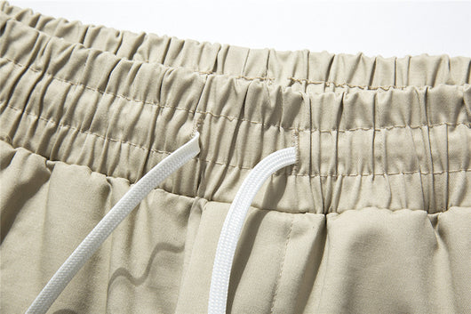 Pantalones Cargo Rectos con Múltiples Bolsillos Estampado Floral Cashew para Hombre - Image 15