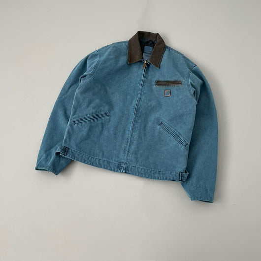Chaqueta de Cuero con Cierre Tooling Corta y Ancha para Hombre - Image 4