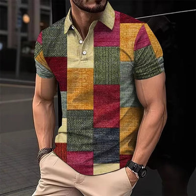 Polo Casual de Hombre con Rayas Estampadas - Image 4