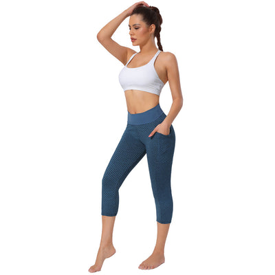 Pantalones de Yoga Cortos y Ajustados Efecto Durazno - Image 42