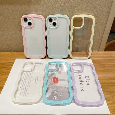 Funda Telefónica Bicolor con Onda y Borde Candy - Image 13