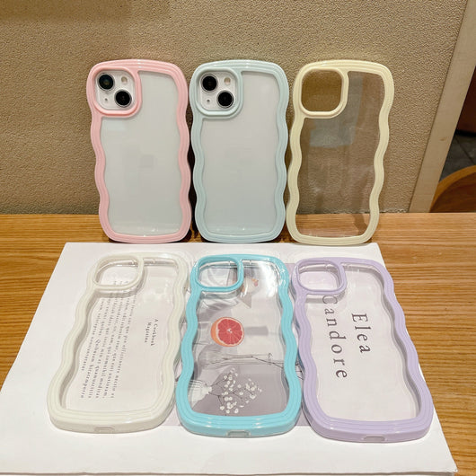 Funda Telefónica Bicolor con Onda y Borde Candy - Image 13