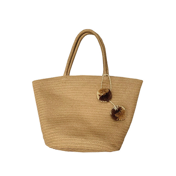 Bolso Tejido de Gran Capacidad para Mujer