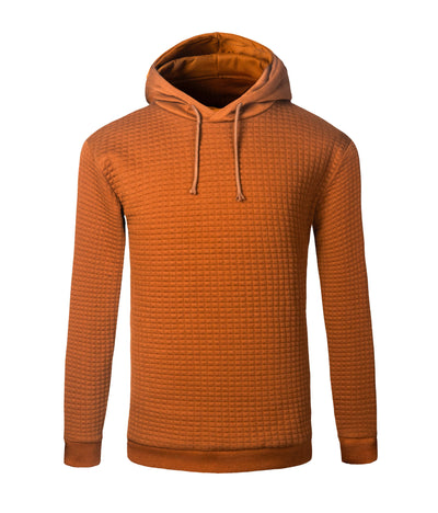 Sudadera con Capucha Jacquard para Hombre - Abrigo Cálido de Manga Larga - Image 14