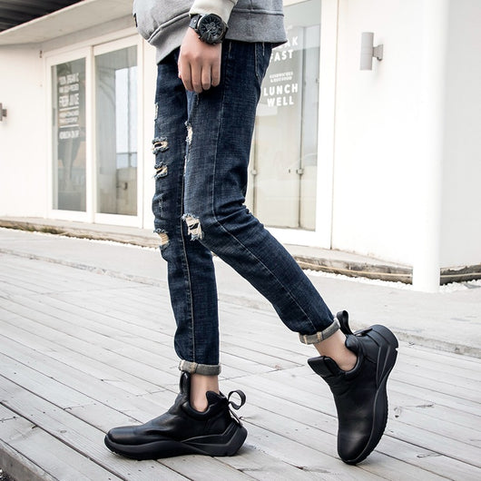 Botas Cortas de Cuero para Hombre - Image 8