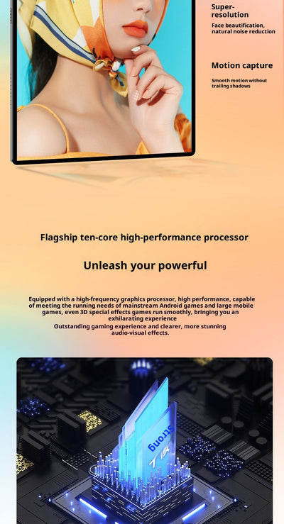 Tablet 5G Dual SIM para Oficina, Juegos y Aprendizaje - Image 8
