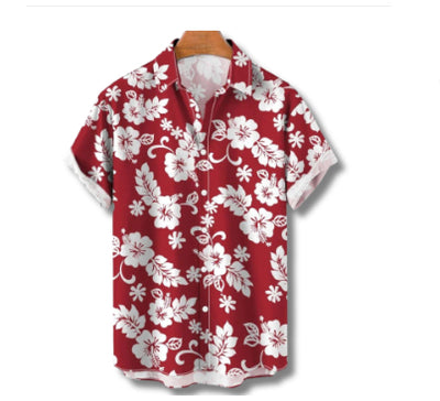 Camisa Hawaiana Estampada Casual para Hombre - Perfecta para Vacaciones - Image 11