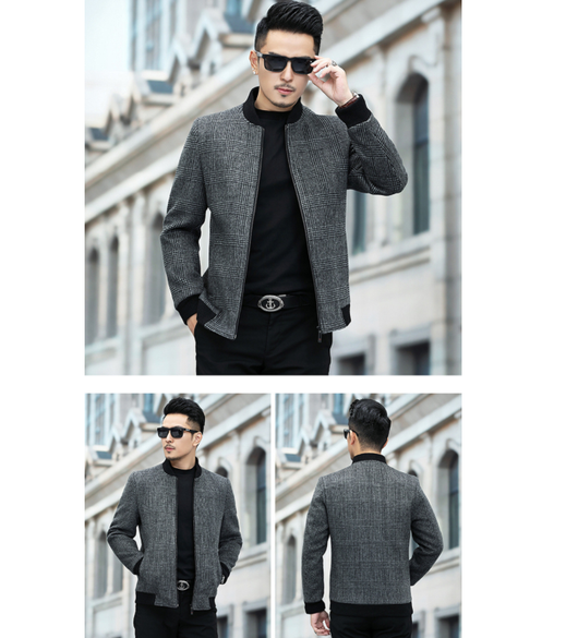 Chaqueta de Lana para Hombre Otoño e Invierno - Image 16