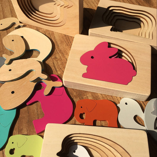 Puzzle de Animales Grandes de Madera Multicapa Reforzada para Niños - Image 11