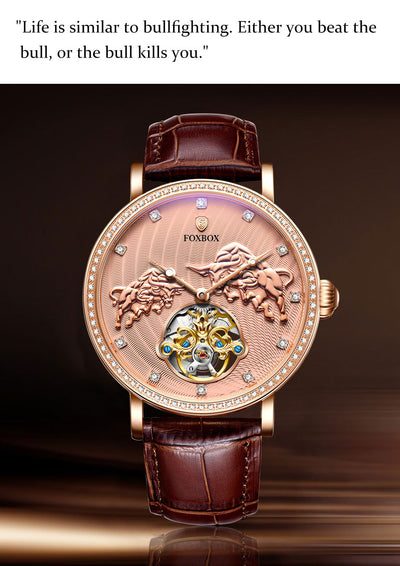 Reloj Mecánico para Hombre con Diamantes - Edición Conmemorativa Resistente al Agua - Image 13