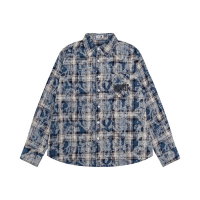 Camisa Tie-dye Personalizada de Manga Larga para Hombre - Image 11