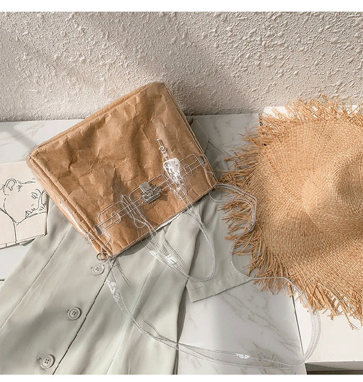 Bolsa Kelly en Papel Kraft Transparente - Image 30