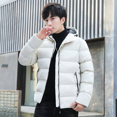 Abrigo Acolchado con Capucha para Hombre - Forro Polar Otoño Invierno - Image 3