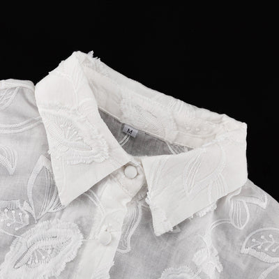 Conjunto Transparente con Bordados y Short de Talle Alto - Image 13