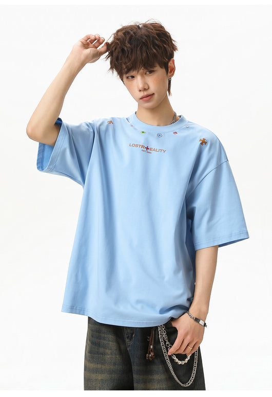 Playera de Algodón Estampada de Manga Corta para Hombre - Image 23