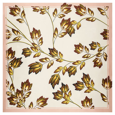 Pañuelo Grande Cuadrado con Diseño Floral Minimalista - Image 10