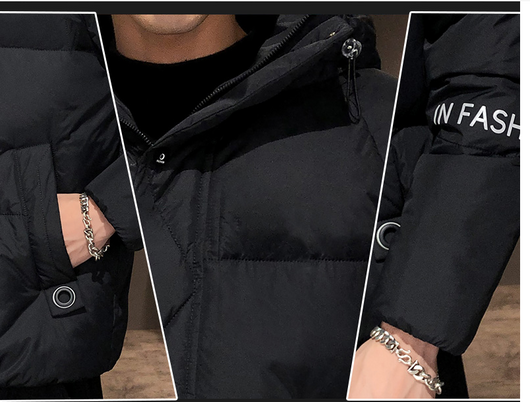 Chaqueta Corta de Invierno para Hombre en Algodón Estilo Workwear - Image 9
