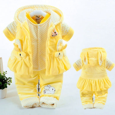 Conjunto de Ropa Otoño Invierno para Niñas - Abrigos y Accesorios