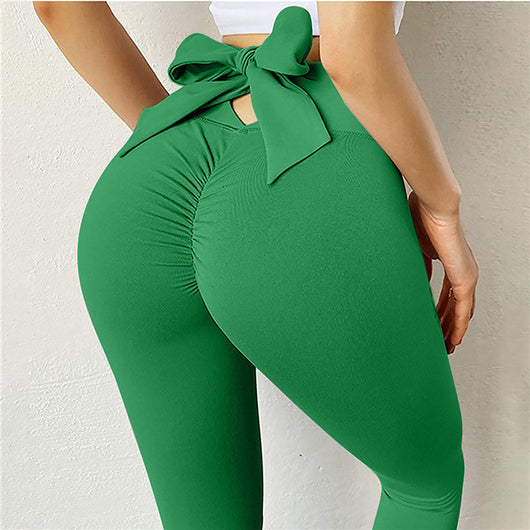 Leggings Deportivos de Entrenamiento con Moño para Yoga y Running - Image 13