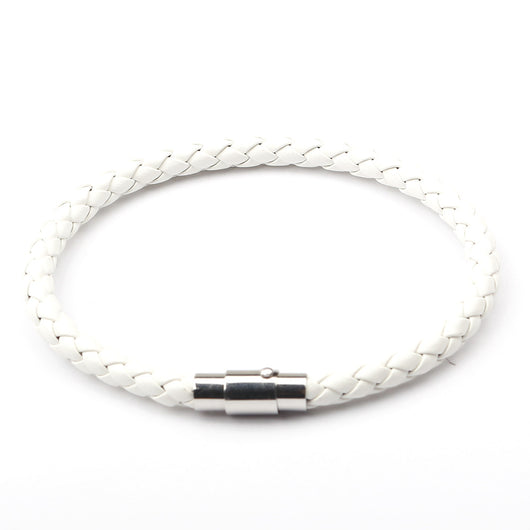 Pulsera de Cuero Trenzado con Magnético para Hombre - Image 12