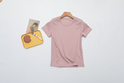 Blusa Fresca de Algodón y Seda de Gusano para Mujer - Manga Corta Verano - Image 17