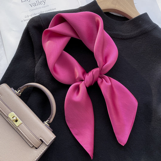 Pañuelo de Seda Elegante Retro para Primavera y Otoño - Image 14
