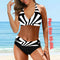 Bikini de Playa con Corte Lateral para Vacaciones