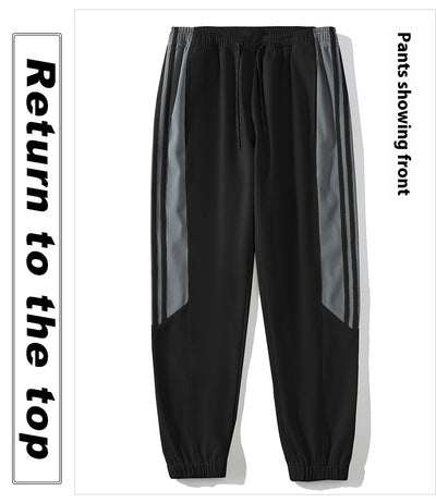 Conjunto Deportivo Casual de 2 Piezas con Cuello Mao para Hombre - Image 13