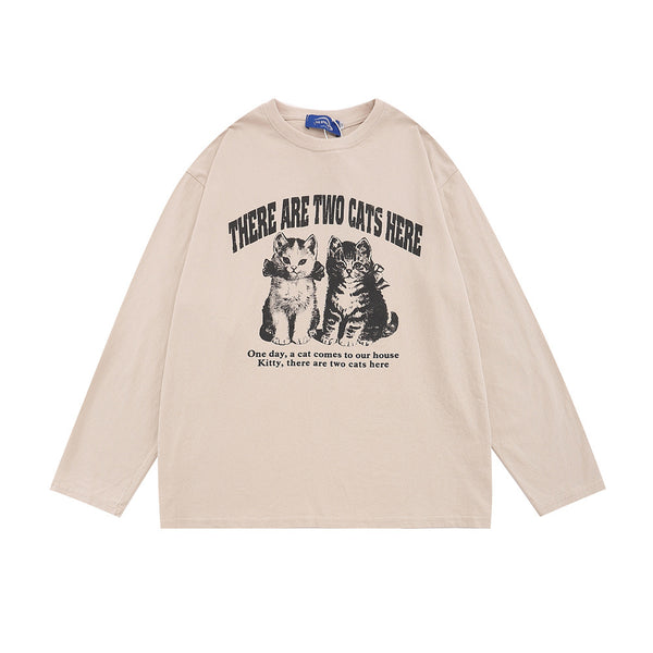 Abrigo Camiseta Manga Larga Casual para Hombre