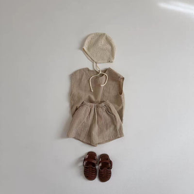 Conjunto de Shorts y Chaleco Transpirable a Juego para Niños - Image 17