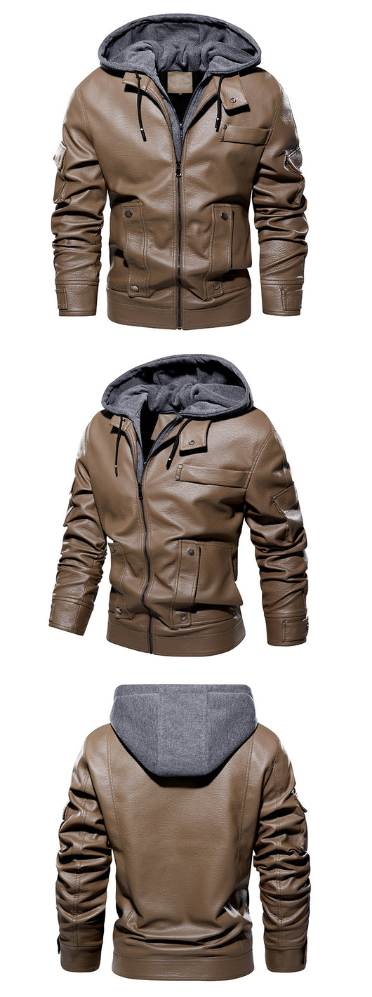 Abrigo de Cuero para Hombre Elegante y Cálido - Image 10