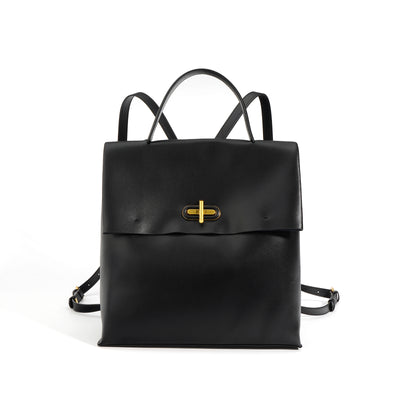 Mochila de Cuero Genuino Estilo Coreano para Mujer - Diseño Casual Versátil - Image 5