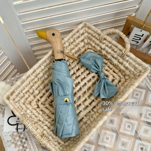 Paraguas Plegable Personalizado con Cabeza de Pato - Protección UV Total y Resistente al Clima - Image 11