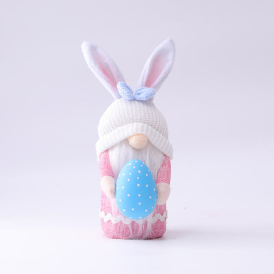 Muñeca Conejita de Pascua con Sombrero Largo Colorido - Image 16