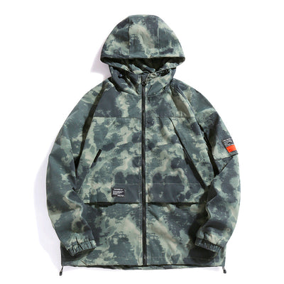 Chaqueta de Trabajo Gris con Capucha y Múltiples Bolsillos para Hombre - Image 11