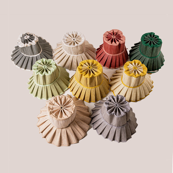 Sombrero de Paja Plegable Impermeable para Exteriores