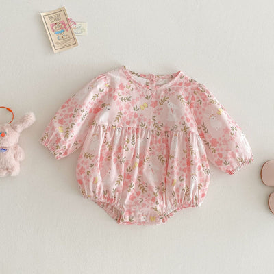 Mameluco Floral para Bebé Diseño Conejito - Image 19