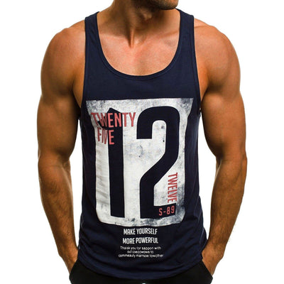 Chaleco Deportivo Suelto con Estampado Digital - Talla Grande - Image 8