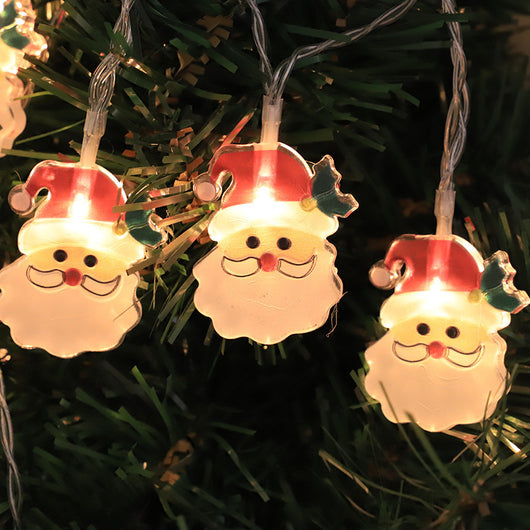 Cadena de Luces LED Multiusos - Árbol de Navidad, Muñeco de Nieve y Decoración Temática - Image 6