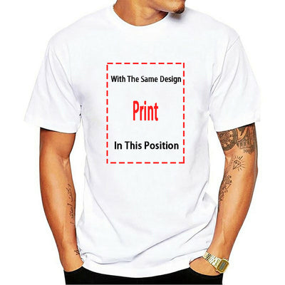 Camiseta Suelta Cuello Redondo Jirafa Manga Corta para Hombre - Image 3
