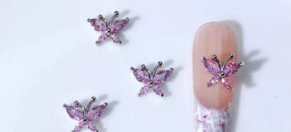 Accesorios de Nail Art en Circonita - Diseños Arco, Corazón, Luna e Irregular - Image 29