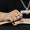 Anillo Pixiu de Plata 99 Pura para Hombre - Tránsito y Meridiano del Corazón